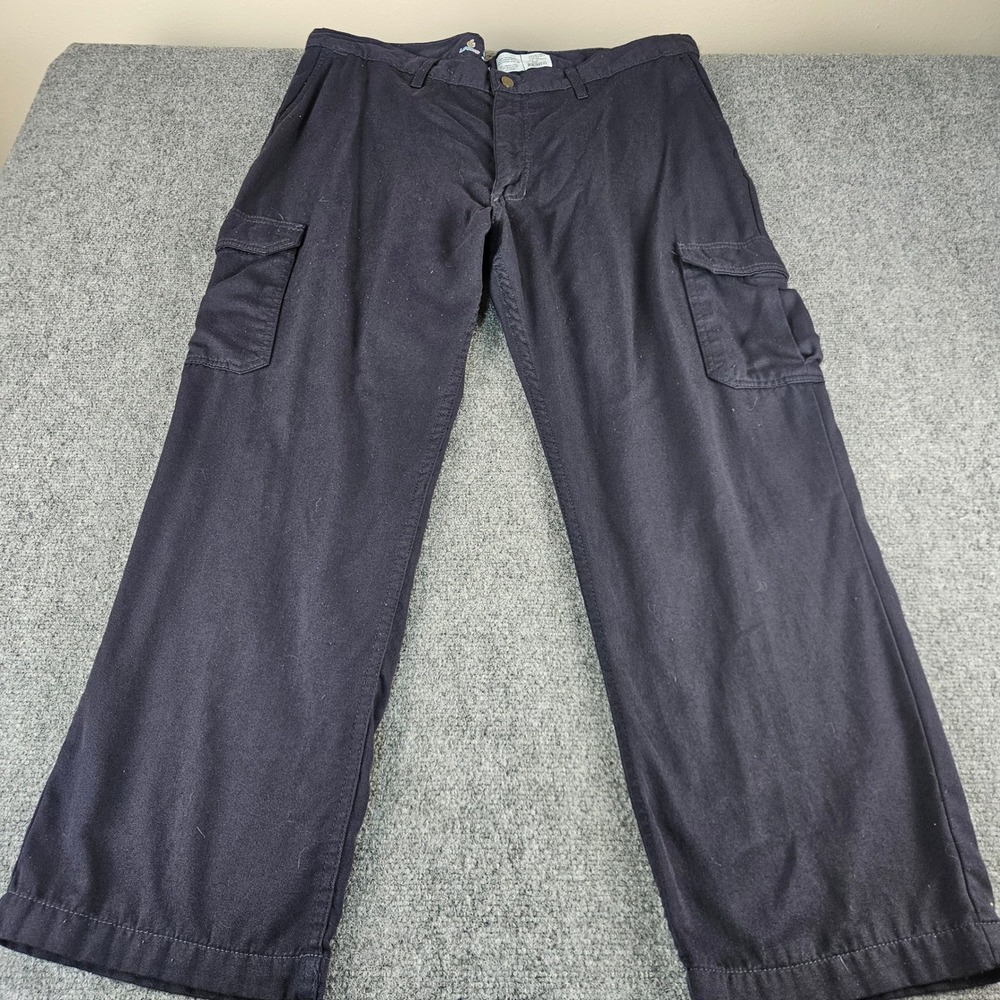 LAPCO FR Navy Blue Flame Resistant Cargo Work Pants CAT 2 40x30‎ P-DH6NYCP